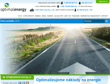Tablet Screenshot of optimal-energy.cz